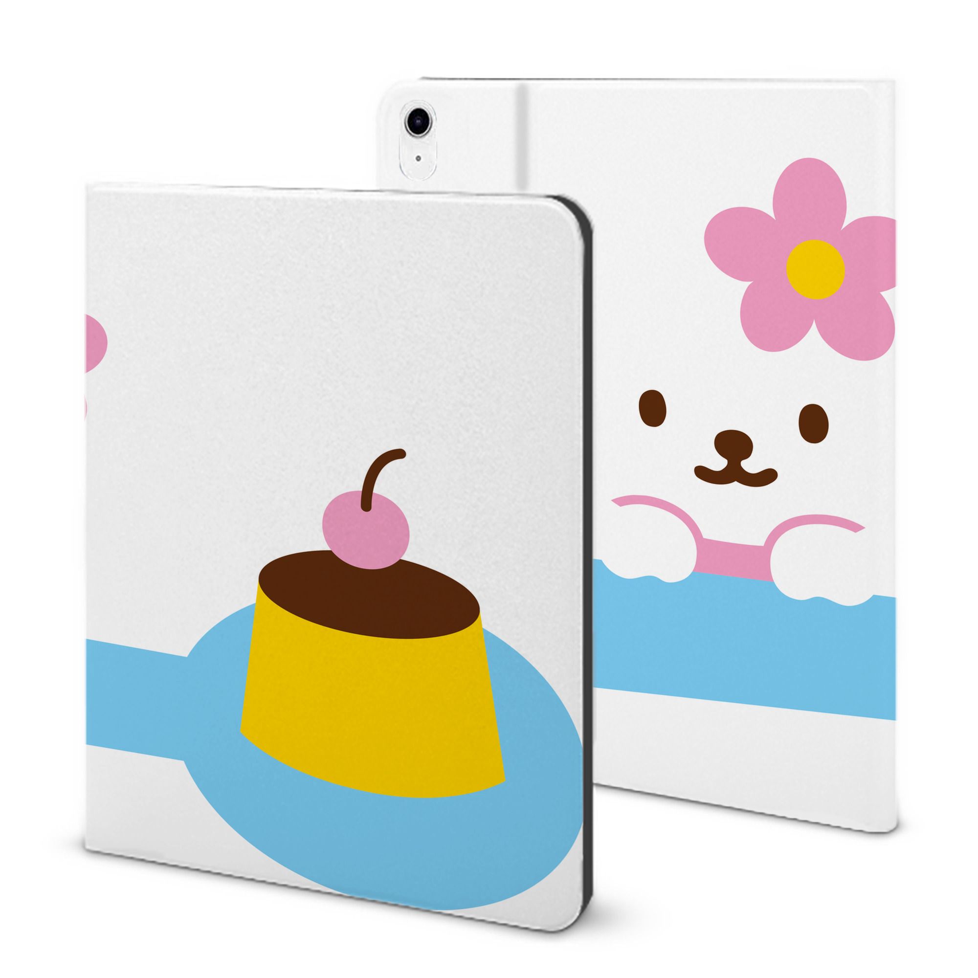 （画像用） Hello Kitty ハローキティ IPad ケース ブック型 PUレザー TPU 耐衝撃 軽量 薄型 ペン収納なし 全面保護 IPad 各モデル対応